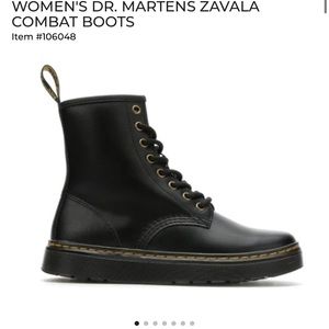 WOMEN'S DR. MARTENS ZAVALA COMBAT BOOTS